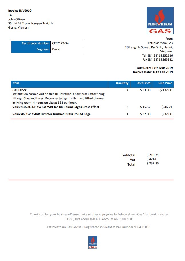  Minol USA business utility bill 